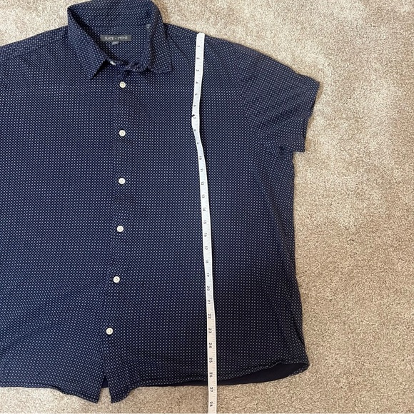 Slate & Stone Blue Casual Button Down Shirt 100% Cotton - Picture 8 of 8